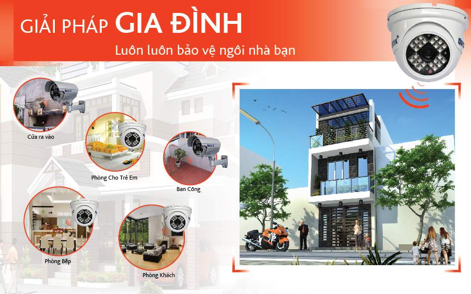 giải pháp lắp đặt camera cho gia đình