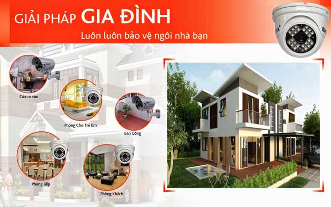 giải pháp lắp đặt camera an ninh cho hộ gia đình