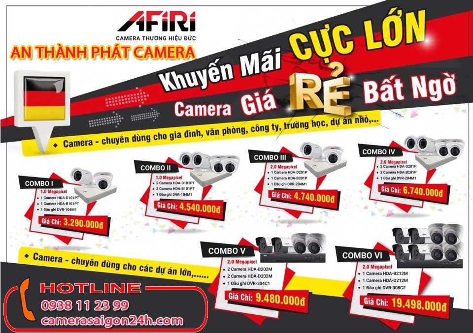 Báo Giá camera Afiri chất lượng camera của đức
