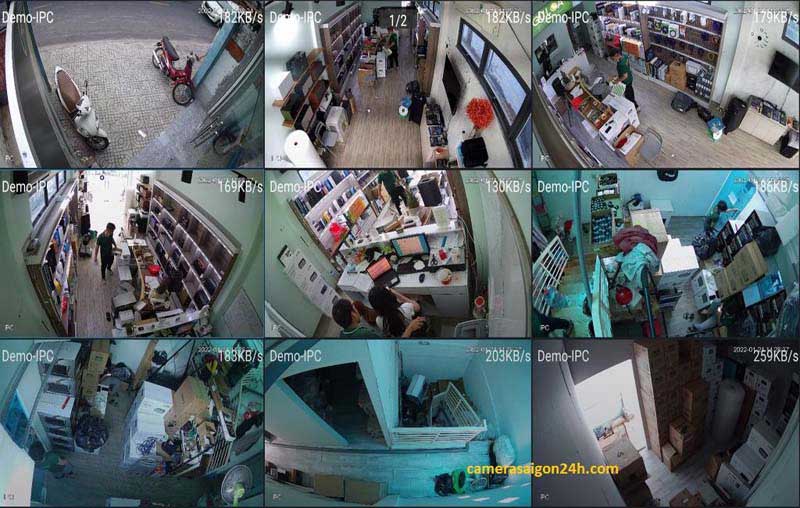 Lắp camera quan sát quản lý cửa hàng