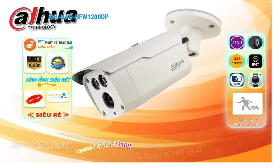 Camera DH-HAC-HFW1200DP Giá rẻ