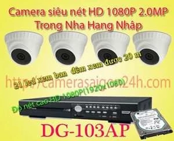Lắp đặt camera tân phú Camera Full Hd 1080P Nhập Nguyên DG-103AP                                                                                            