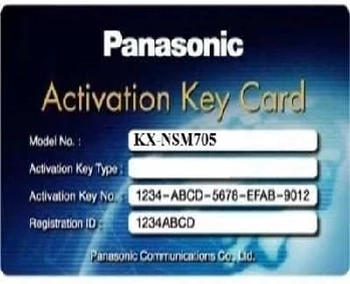Lắp đặt camera tân phú Activation Key Mở Rộng Tổng Đài Ip Panasonic KX-NSM705                                                                                           