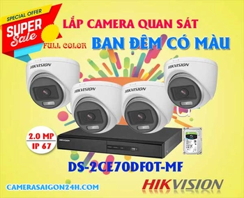 Lắp đặt camera tân phú Lắp Camera Ban Đêm Có Màu Hikvision