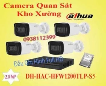 Camera quan sát kho xưởng DH-HAC-HFW-1200TLP-S5,lắp camera nhà xưởng giá rẻ, camera quan sát kho xưởng dahua, lắp đặt camera nhà xưởng chất lượng, lắp camera nhà xưởng sắt nét, chọn camera cho nhà xưởng