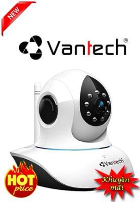 Lắp đặt camera tân phú Camera Ip Vantech VT-6300B                                                                                             (Wifi)