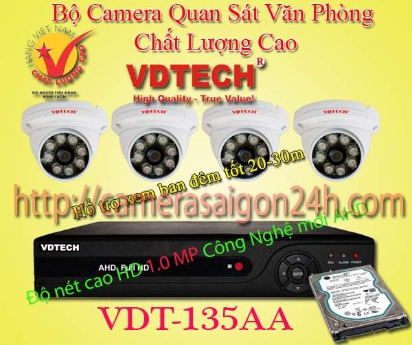 Lắp đặt camera quan sát giá rẻ Bộ Camera Văn Phòng Hàng Việt Nam Chất Lượng Cao