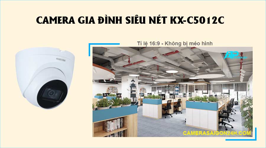 lắp camera gia đình siêu nét kx-c5012c