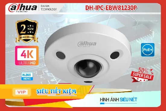 DH-IPC-EBW81230P Camera IP Fisheye hồng ngoại 12.0 