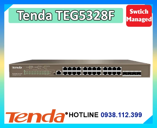 Lắp đặt camera Swtich Tenda TEG5328F