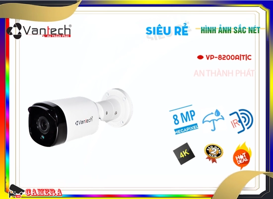 Lắp đặt camera Camera VP-8200A|T|C VanTech