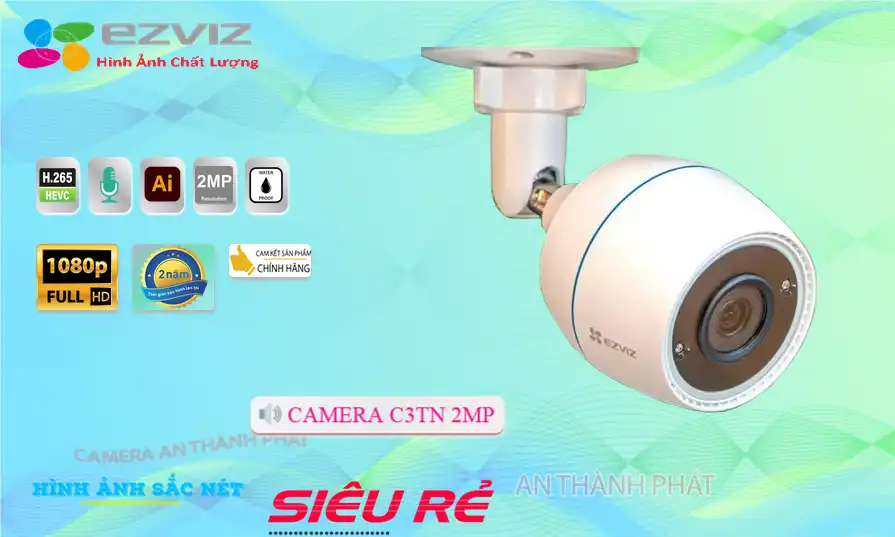 C3TN 2MP sắc nét Wifi Ezviz