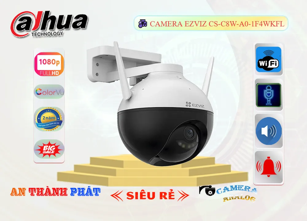 giới thiệu camera Ezviz CS-C8W-A0-1F4WKFL