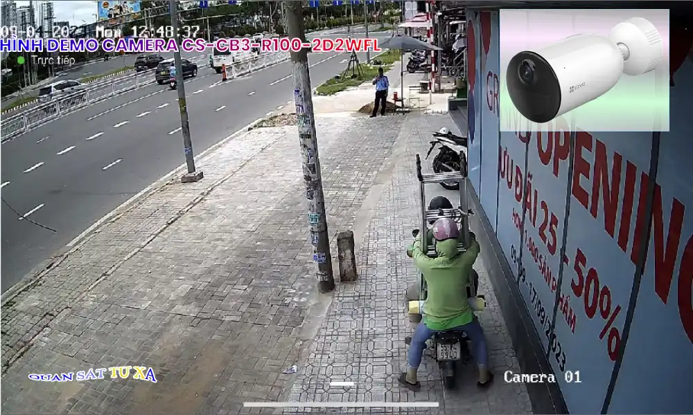 CS-CB3-R100-2D2WFL sắc nét Wifi Ezviz