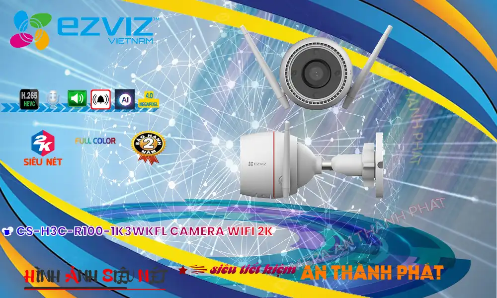 CS-H3c-R100-1K3WKFL sắc nét Wifi Ezviz ➠ CS-H3c-R100-1K3WKFL sắc nét Wifi Ezviz ➠