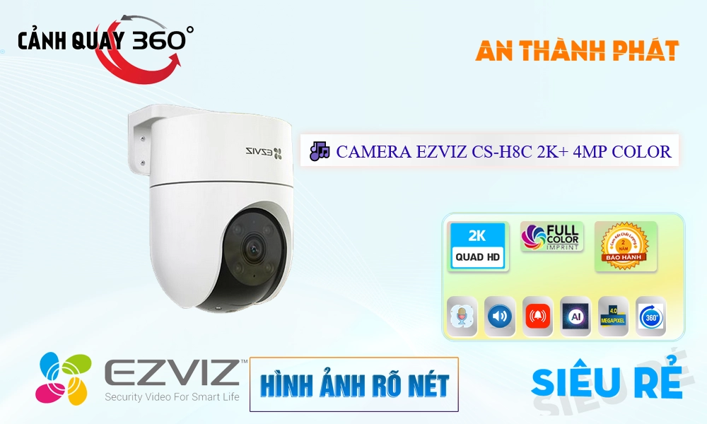 CS-H8C 2K+ 4MP Color Camera IP Wifi Wifi Ezviz CS-H8C 2K+ 4MP Color Camera IP Wifi Wifi Ezviz