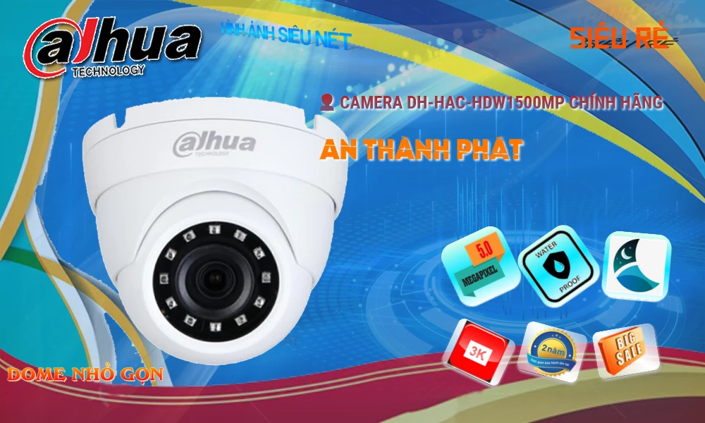 ➠  DH-HAC-HDW1200MP sắc nét Dahua
