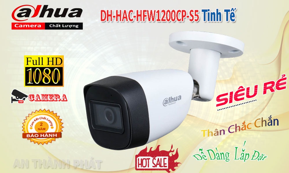 DH-HAC-HFW1200CP-S5 camera dahua ngoài trời chất lượng