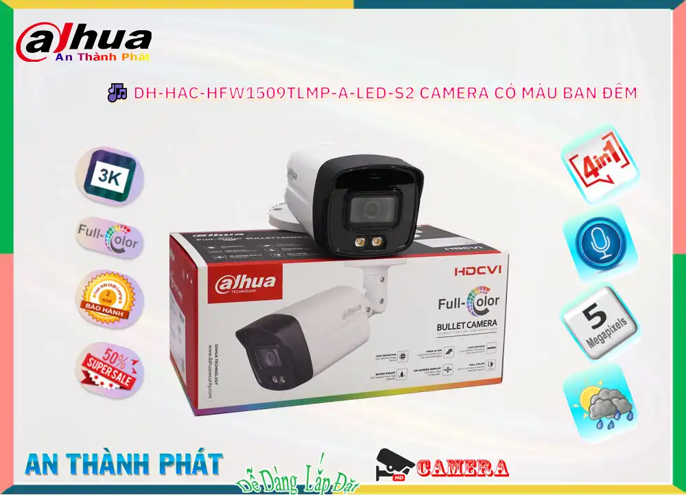 DH-HAC-HFW1509TLMP-A-LED-S2 sắc nét Dahua