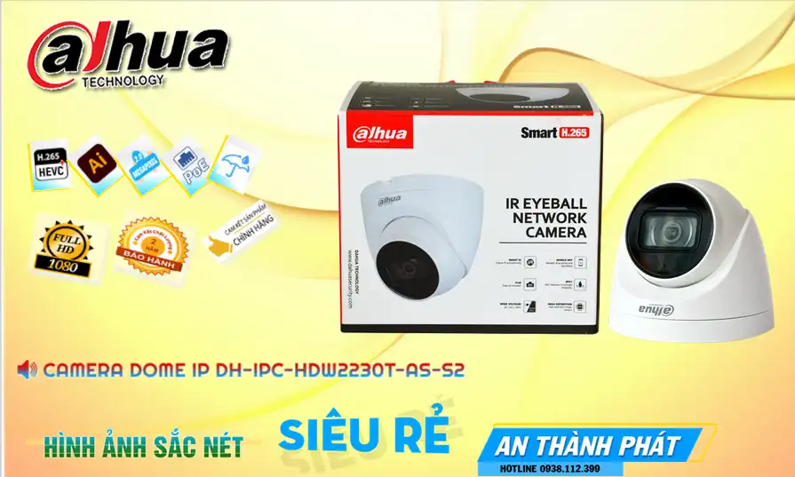DH-IPC-HDW2230T-AS-S2 sắc nét Dahua