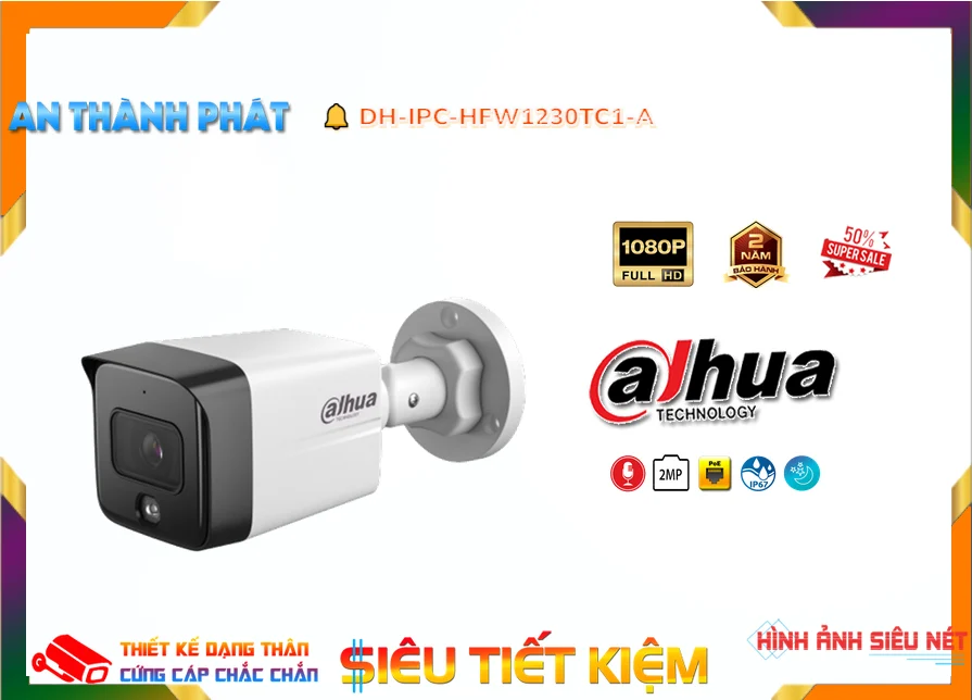 Camera Dahua DH-IPC-HFW1230TC1-A Camera Dahua DH-IPC-HFW1230TC1-A