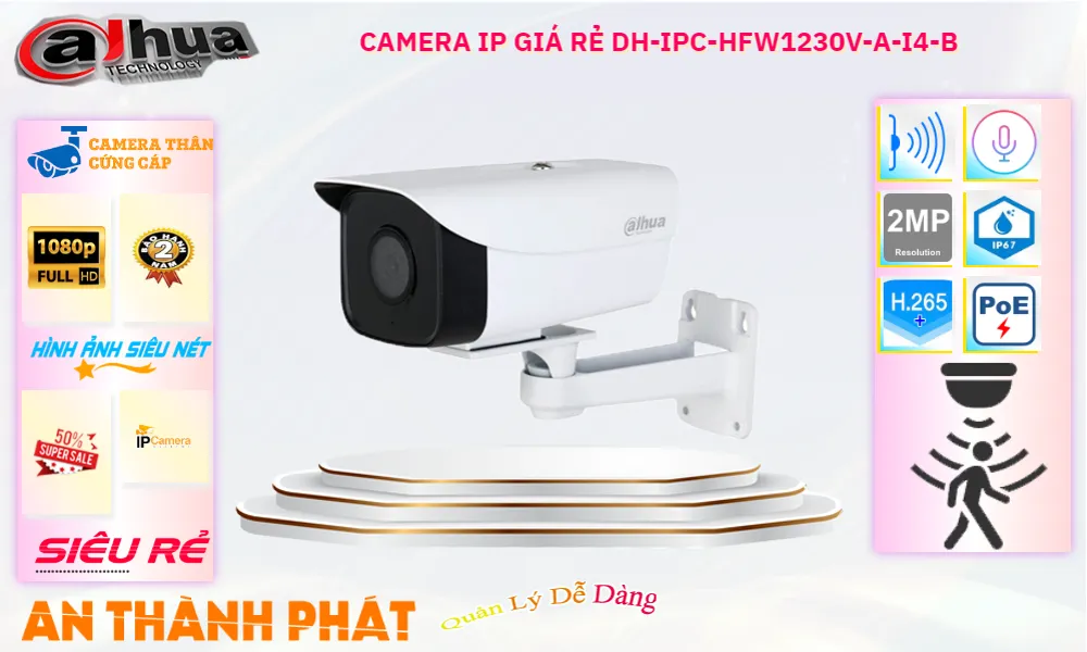 Điểm nổi bật camera ip Dahua DH-IPC-HFW1230V-A-I4-B