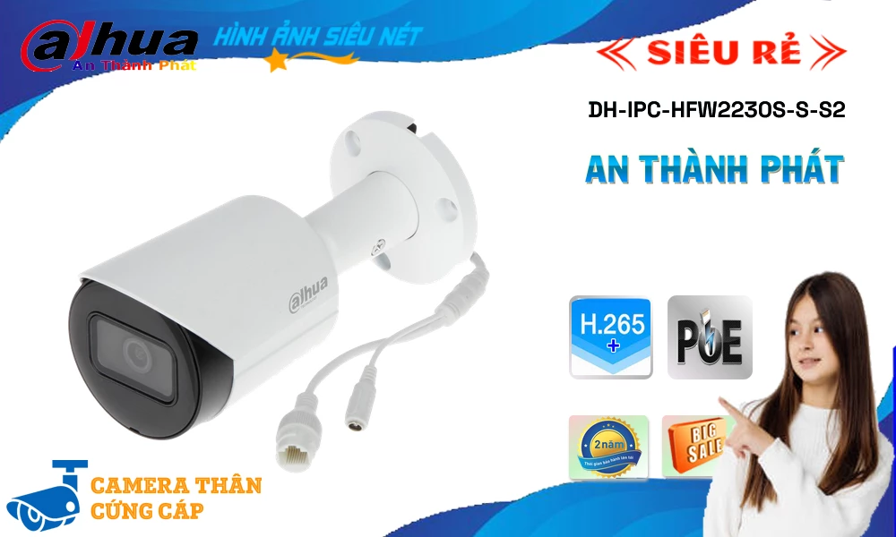DH-IPC-HFW2230S-S-S2 Camera An Ninh Dahua