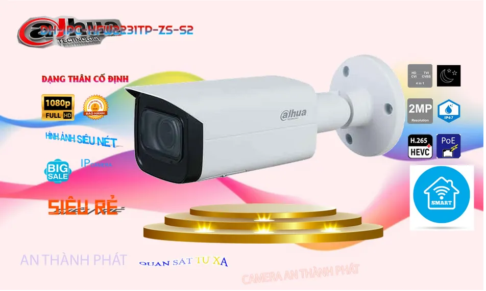 Camera DH-IPC-HFW2231TP-ZS-S2  Dahua Giá rẻ
