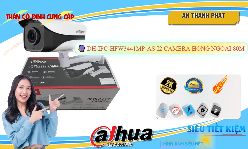 DH-IPC-HFW3441MP-AS-I2 sắc nét Dahua DH-IPC-HFW3441MP-AS-I2 sắc nét Dahua