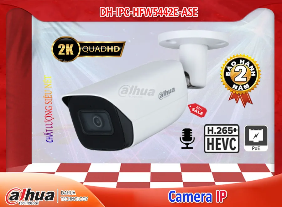 Điểm nổi bật camera ip Dahua DH-IPC-HFW5442E-ASE