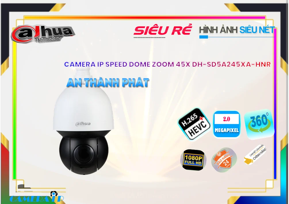 DH-SD5A245XA-HNR Camera IP Speed Dome 2MP DH-SD5A245XA-HNR Camera IP Speed Dome 2MP