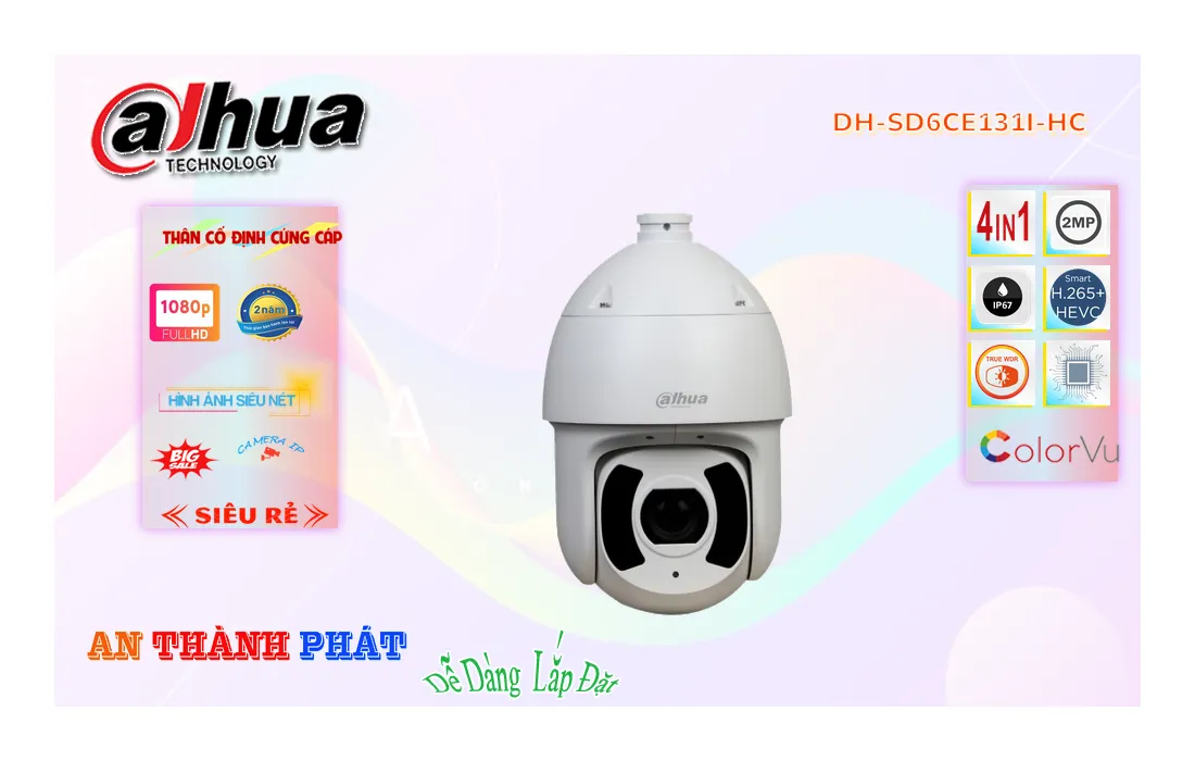 camera speed dome hdcvi dahua DH-SD6CE131I-HC