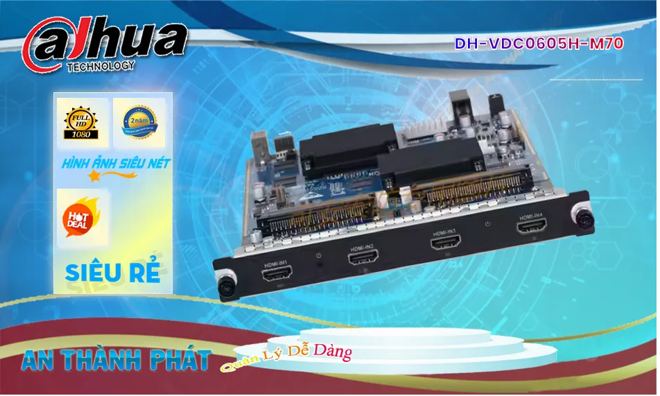 DH-VDC0605H-M70 Card video output cho giải pháp video wall