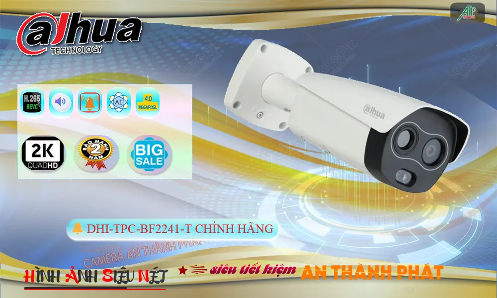 DHI-TPC-BF2241-T Camera An Ninh Sắc Nét ۞