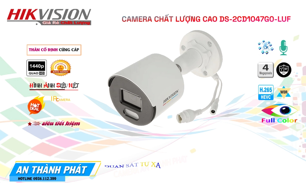 Camera HD IP DS-2CD1047G0-LUF Hikvision Camera HD IP DS-2CD1047G0-LUF Hikvision