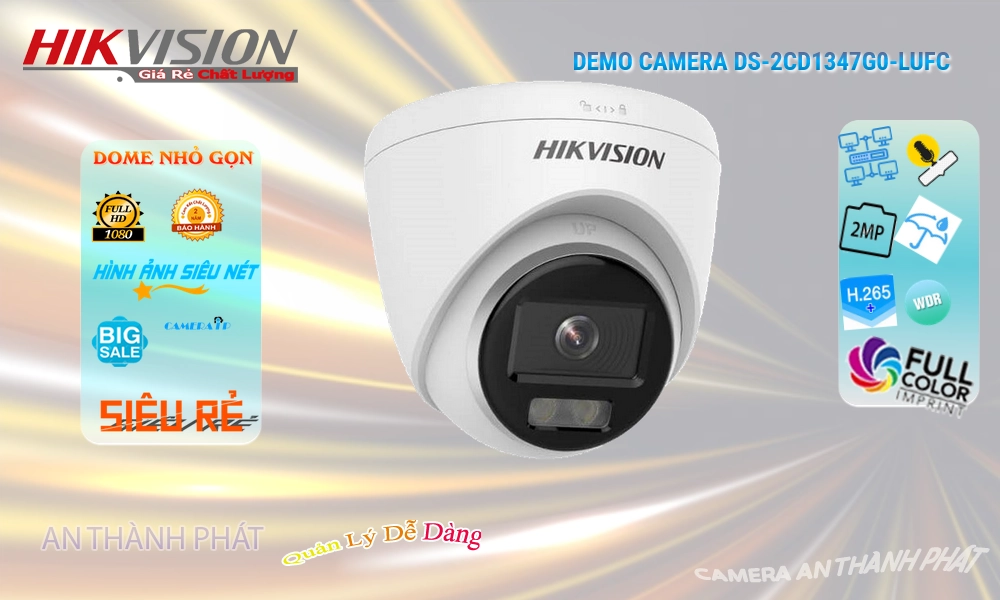 Camera Công Nghệ IP DS-2CD1327G0-LU Hikvision Camera Công Nghệ IP DS-2CD1327G0-LU Hikvision