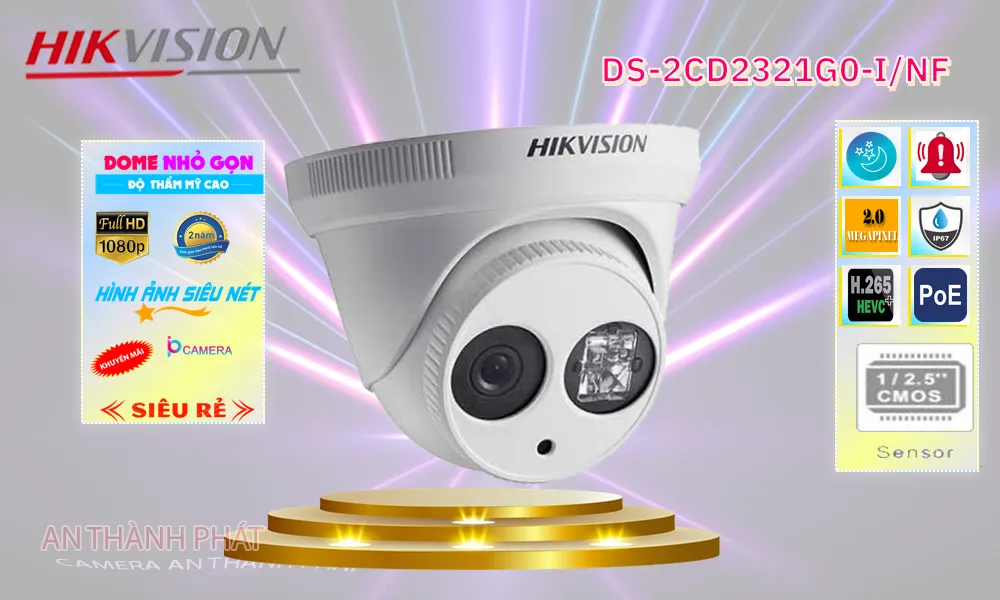 Camera Hikvision DS-2CD2321G0-I/NF