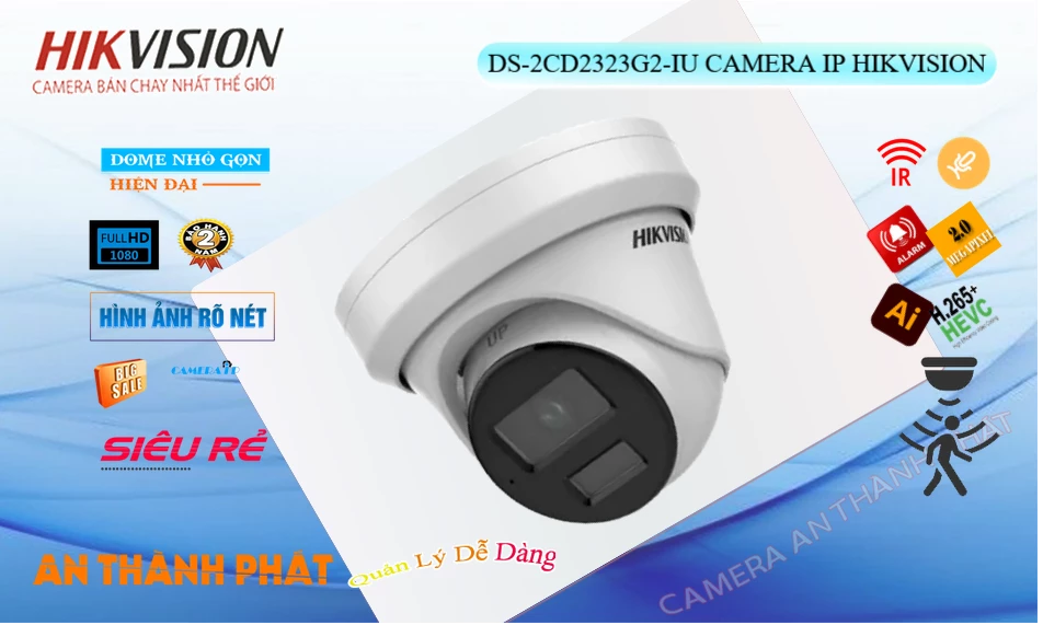 DS-2CD2323G2-IU Camera Mẫu Đẹp Hikvision