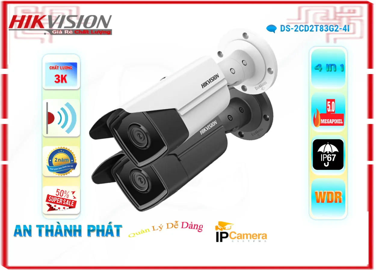 DS-2CD2T83G2-4I Camera Hikvision Công Nghệ Mới,DS-2CD2T83G2-4I Giá Khuyến Mãi,DS-2CD2T83G2-4I Giá rẻ,DS-2CD2T83G2-4I