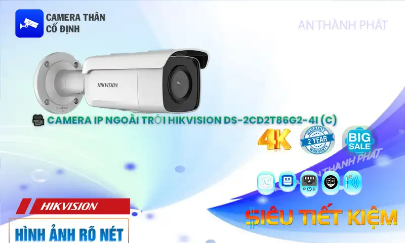 Camera Hikvision DS-2CD2T86G2-4I (C)