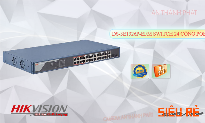 Switch chuyển đổi mạng DS-3E1326P-EI/M Switch chuyển đổi mạng DS-3E1326P-EI/M
