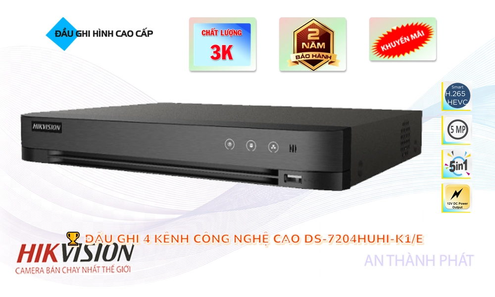 Đầu ghi Hikvision DS-7204HUHI-K1/E Tiết Kiệm Đầu ghi Hikvision DS-7204HUHI-K1/E Tiết Kiệm