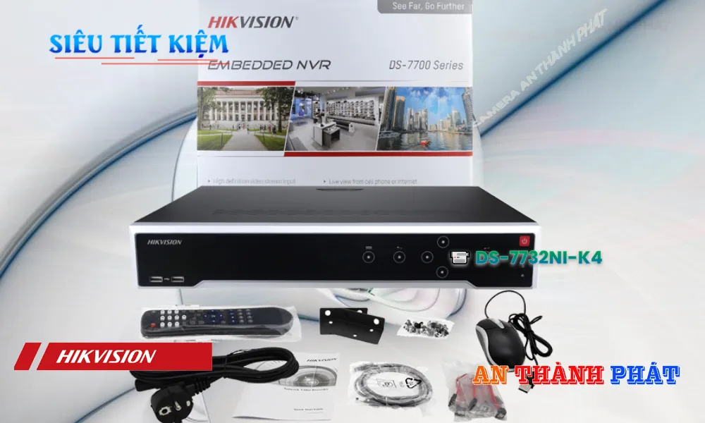 DS-7732NI-K4 Tiết Kiệm  Hikvision