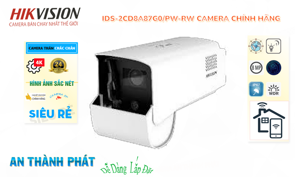 Hikvision IDS-2CD8A87G0/PW-RW Chiết khấu cao Hikvision IDS-2CD8A87G0/PW-RW Chiết khấu cao