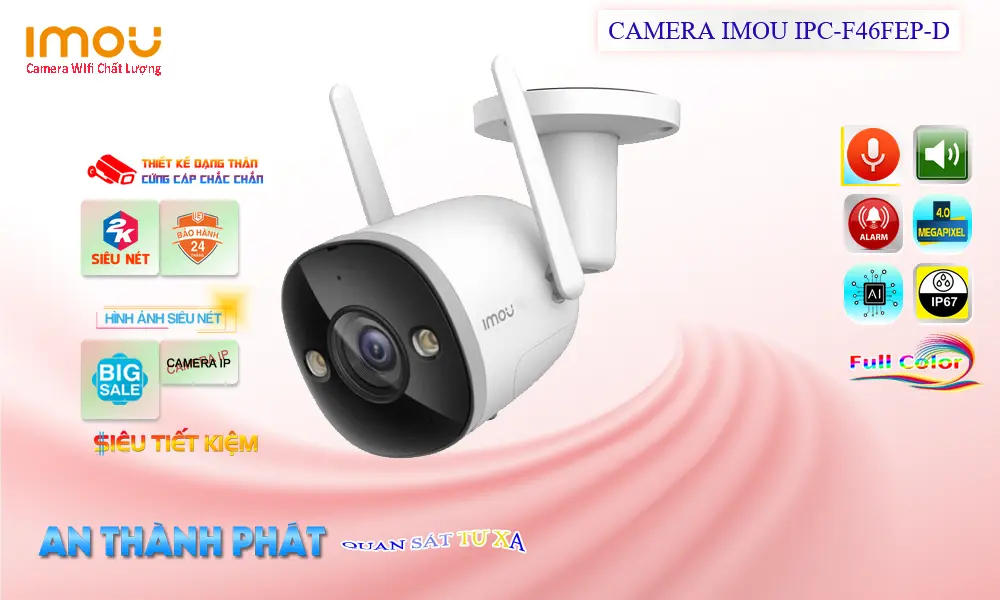 IPC-F46FEP-D sắc nét Wifi Imou