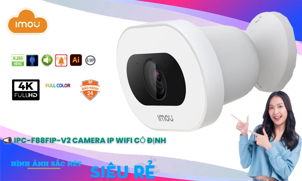 IPC-F88FIP-V2 sắc nét Wifi Imou