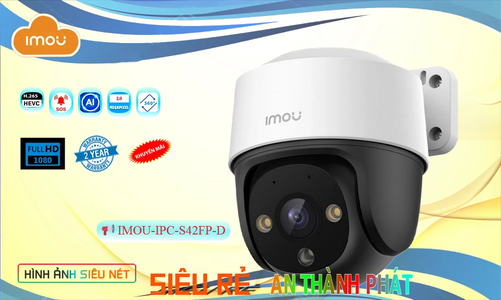 IPC-S42FP-D sắc nét Wifi Imou