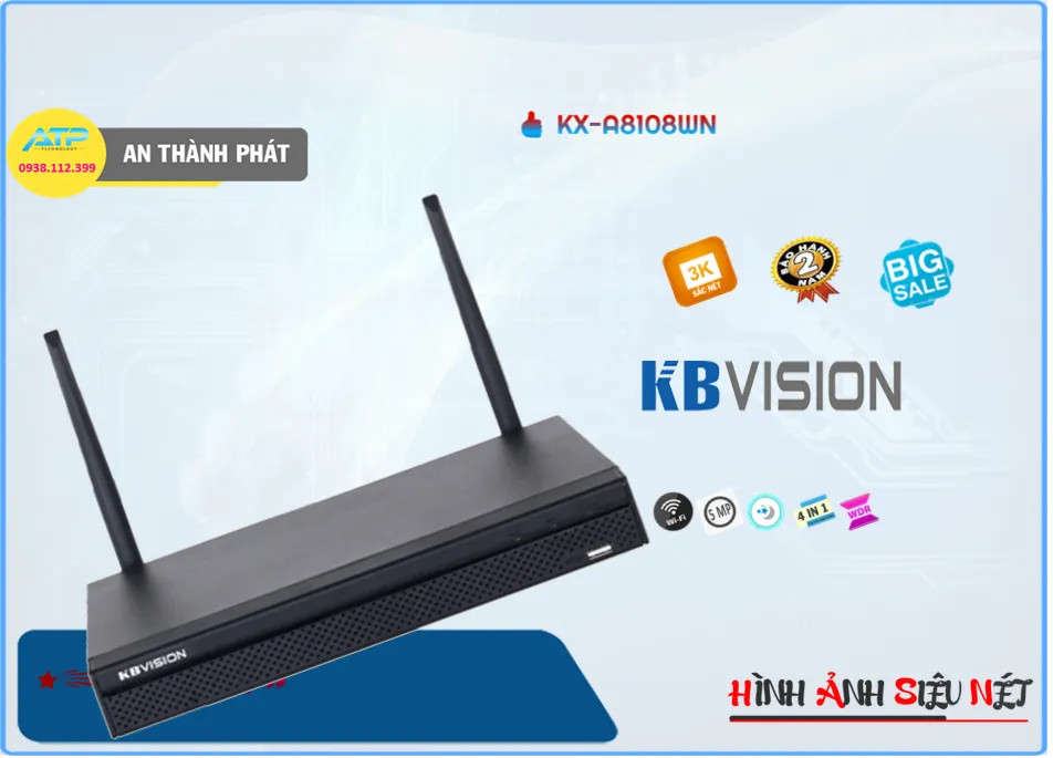 Đầu Thu KX-A8108WN KBvision