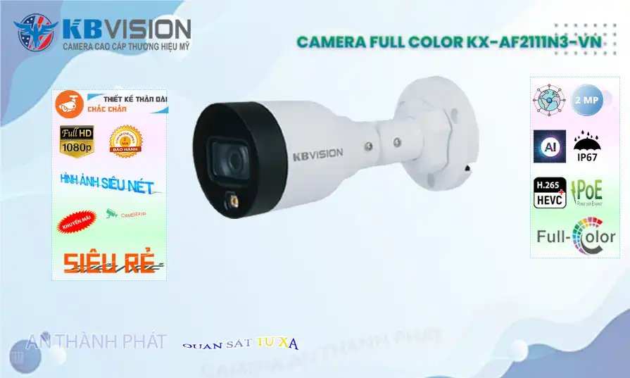 KX-AF2111N3 sắc nét KBvision KX-AF2111N3 sắc nét KBvision