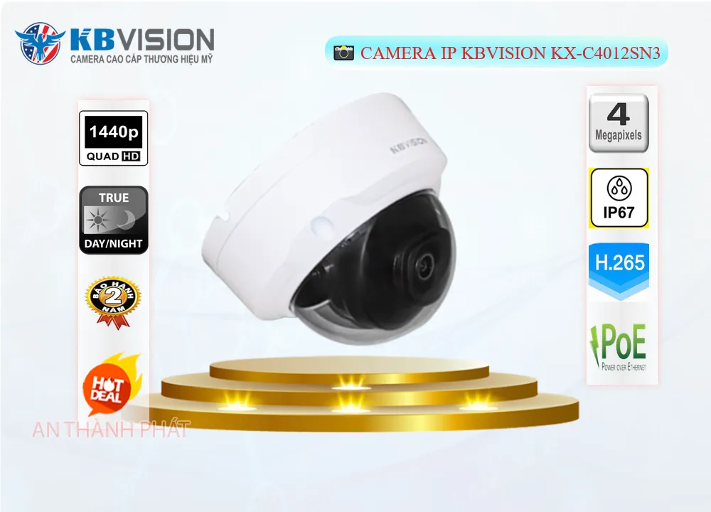 giới thiệu camera IP Kbvision KX-C4012SN3